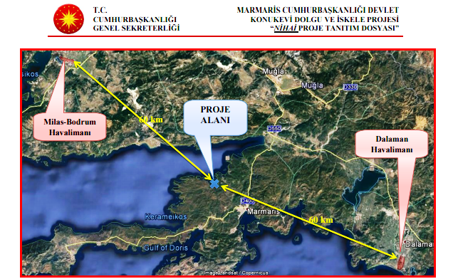 ERDOĞAN İÇİN MARMARİS OTLUK KOYUNA 300 ODALI YAZLIK SARAY