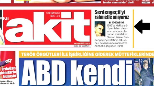 ANADOLU AJANSI AKİTLE BİRLİKTE 10 KASIMDA ATATÜRK’E HAKARET EDEN İSMİ ANDI