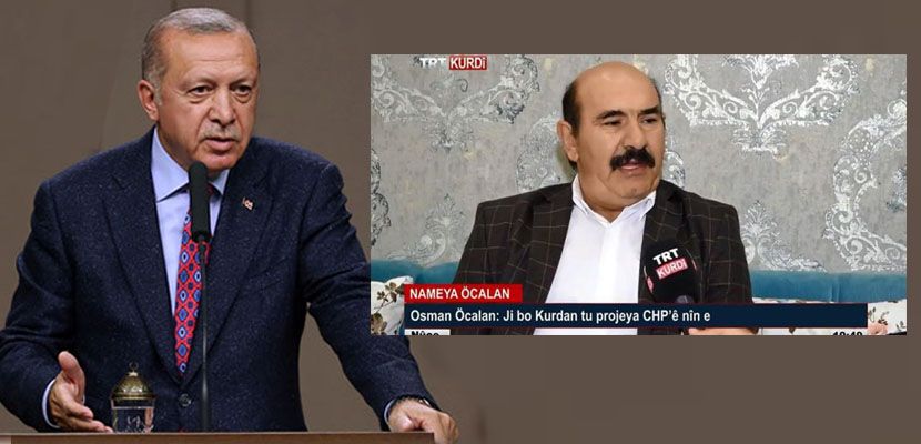 KIRMIZI BÜLTENLE ARANAN OSMAN ÖCALAN’IN TRT’YE ÇIKARILMASI İFADE ÖZGÜRLÜĞÜYMÜŞ