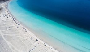 CORONA İLE MEŞGULKEN,SALDA GÖLÜNDE İNŞAAT BAŞLADI