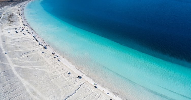 CORONA İLE MEŞGULKEN,SALDA GÖLÜNDE İNŞAAT BAŞLADI