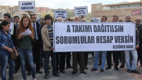 AKP’Lİ KEÇİÖREN BELEDİYESİNİN MİLİS KUVVETİ OLDUĞU İDDİA EDİLEN A TAKIMI SOKAĞA İNDİ