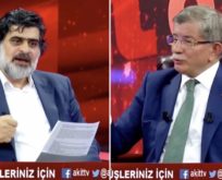 CANLI YAYINDA DAVUTOĞLU İLE AKİT YAZARI ARASINDA KAVGA