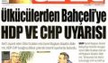 YANDAŞ MEDYADA MHP AŞKI;HANİ PARALELDİ?