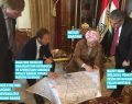 İNGİLTERE İŞ BAŞINDA,BARZANİ İLE KÜRDİSTAN HARİTASI ÇİZDİLER