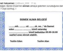 EKMEK ALMANIN DEĞİL,YOLSUZLUĞUN BELGESİ VARDI