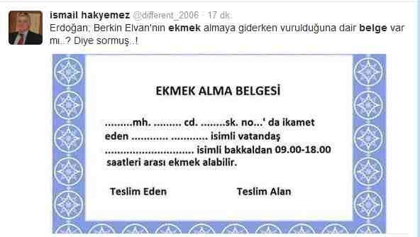 EKMEK ALMANIN DEĞİL,YOLSUZLUĞUN BELGESİ VARDI