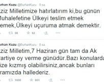 BURHAN KUZU’DAN TWİTTER İNCİLERİ