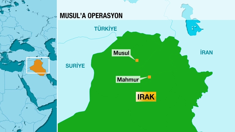 IRAK SINIRINA YIĞINAK,MUSUL HAREKATI AN MESELESİ