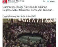 CHP’DEN CUMHURBAŞKANLIĞI MİLLET CAMİİNDE YAPILAN ZİKİR TÖRENİNE TEPKİ