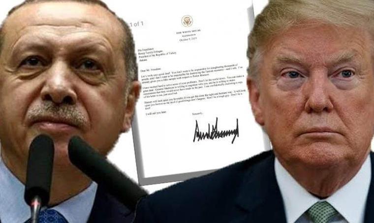 TRUMP’A MEKTUP CEVABI YERİNE MAZERET;MEKTUP ÇÖPE ATILDI